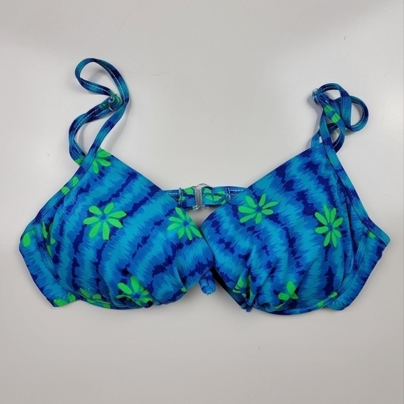 Vintage Endless Sun Floral High Cut Bikini Small - Picture 2 of 8